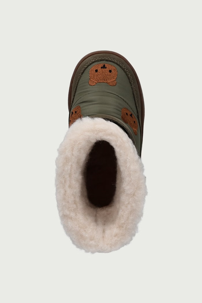 Śniegowce dziecięce Ritto Boots Bear Donsje 1507201 zielony