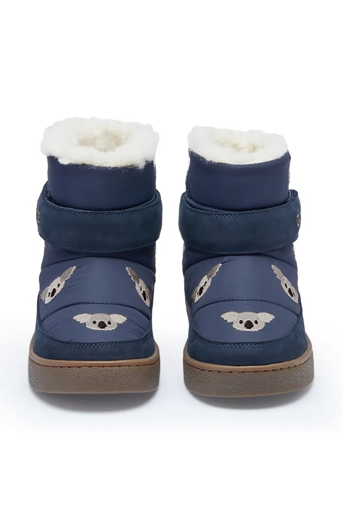 Chłopiec Donsje śniegowce dziecięce Kitto Boots Koala 2033702.29.33 granatowy