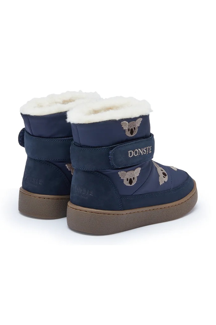 Donsje śniegowce dziecięce Kitto Boots Koala granatowy 2033702.29.33