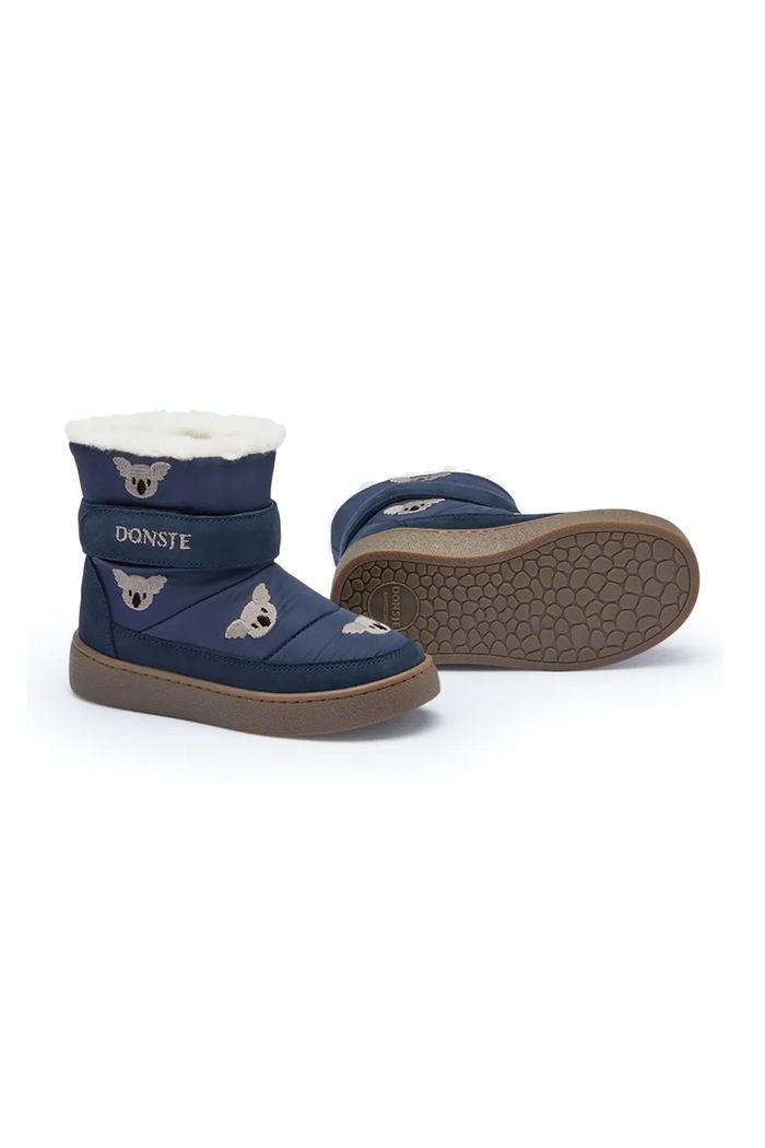 Donsje śniegowce dziecięce Kitto Boots Koala 2033702.29.33 granatowy
