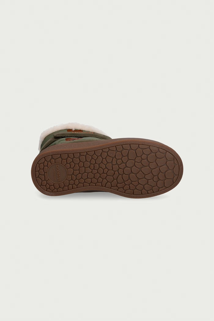 Donsje śniegowce dziecięce Kitto Boots Bear 2033701.29.33 zielony