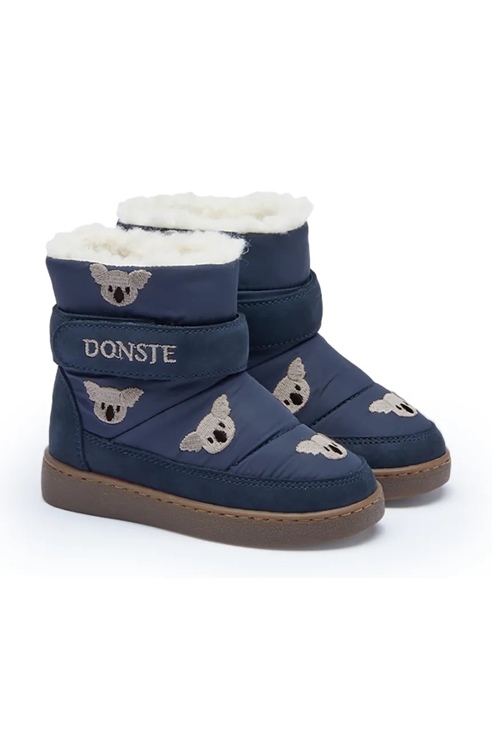 Donsje śniegowce dziecięce Ritto Boots Koala granatowy 1507202