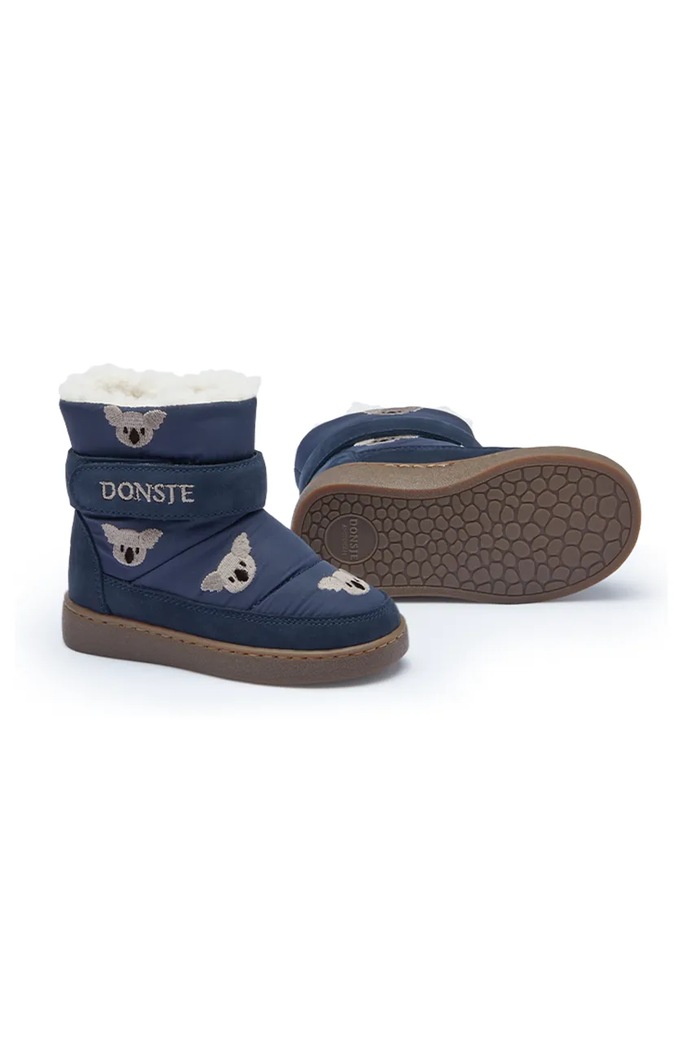 Donsje śniegowce dziecięce Ritto Boots Koala granatowy 1507202