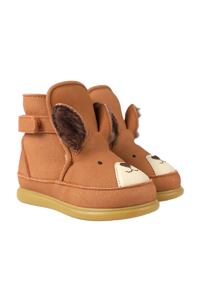 Donsje śniegowce dziecięce nubukowe Dubu Exclusive Shoes Fluffy Squirrel brązowy 1500511