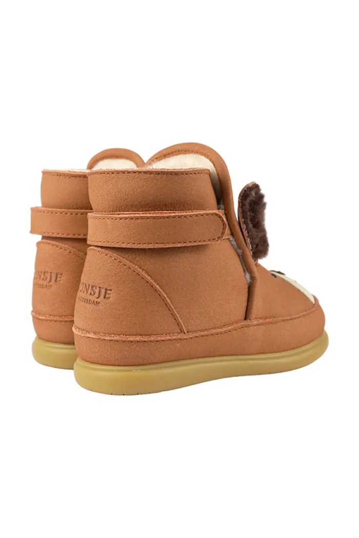 Chłopiec Donsje śniegowce dziecięce nubukowe Dubu Exclusive Shoes Fluffy Squirrel 1500511 brązowy