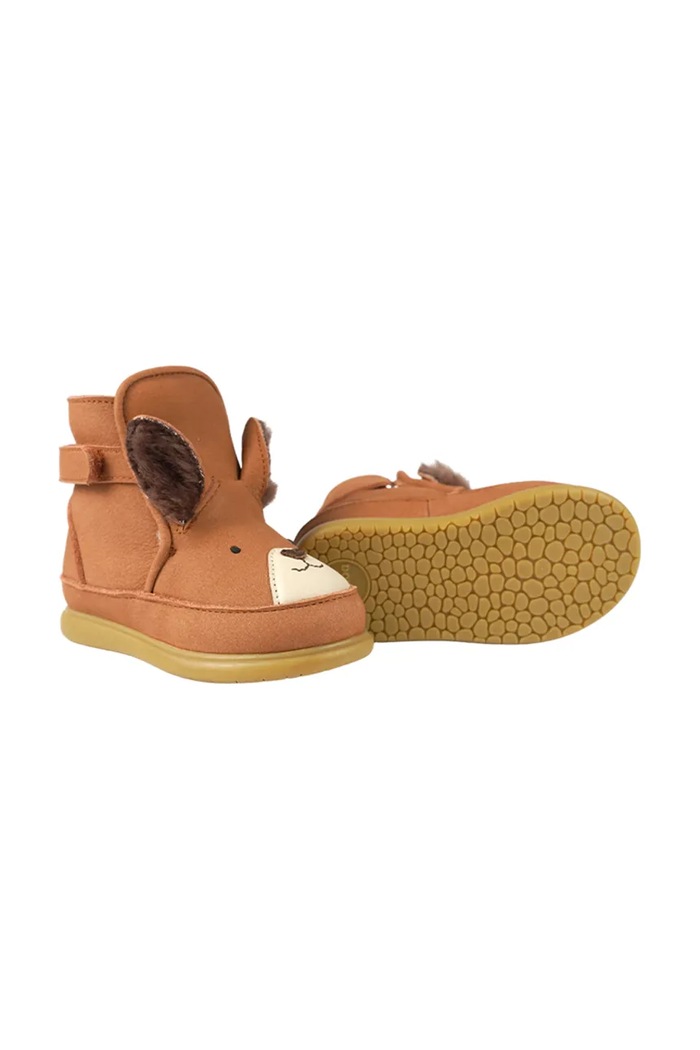 Donsje śniegowce dziecięce nubukowe Dubu Exclusive Shoes Fluffy Squirrel brązowy 1500511