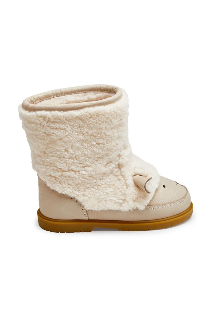 Buty zimowe dziecięce Wadou Boots Lammy Donsje biały 2031402.29.33