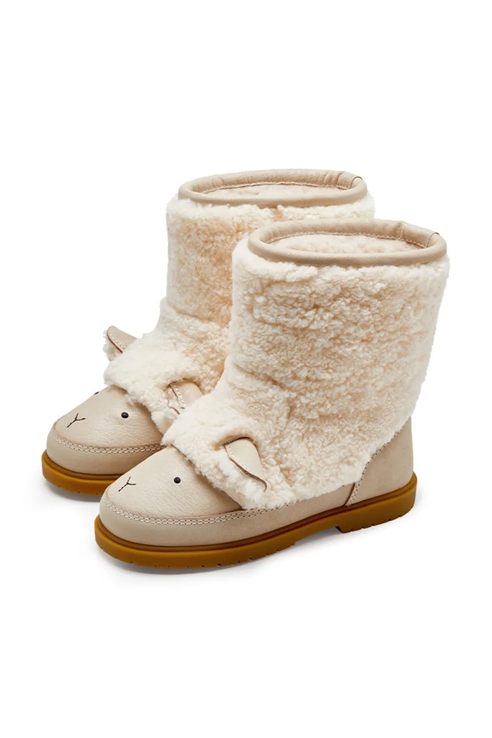Donsje Buty zimowe dziecięce Wadou Boots Lammy 2031402.22.28 biały AW26