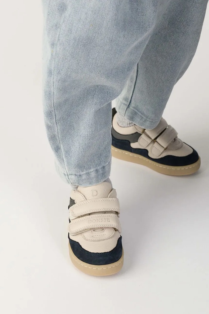 Donsje Pesio Sneakers sneakersy dziecięce nubukowe biały 1504600