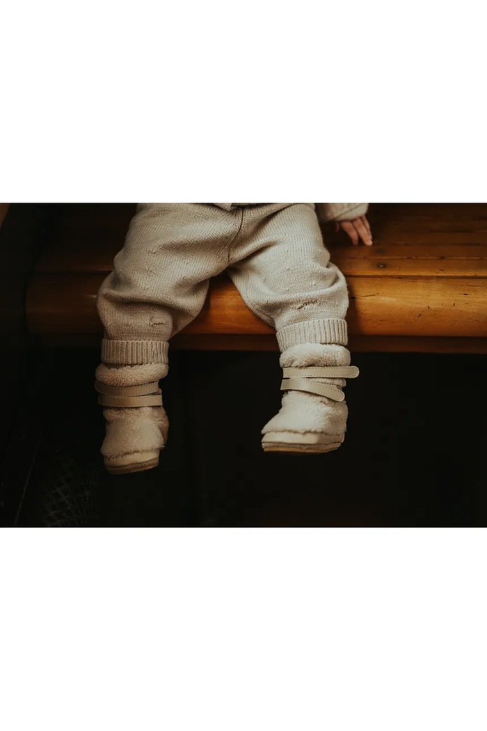 Donsje buty niemowlęce Larisso Booties 1034400 biały