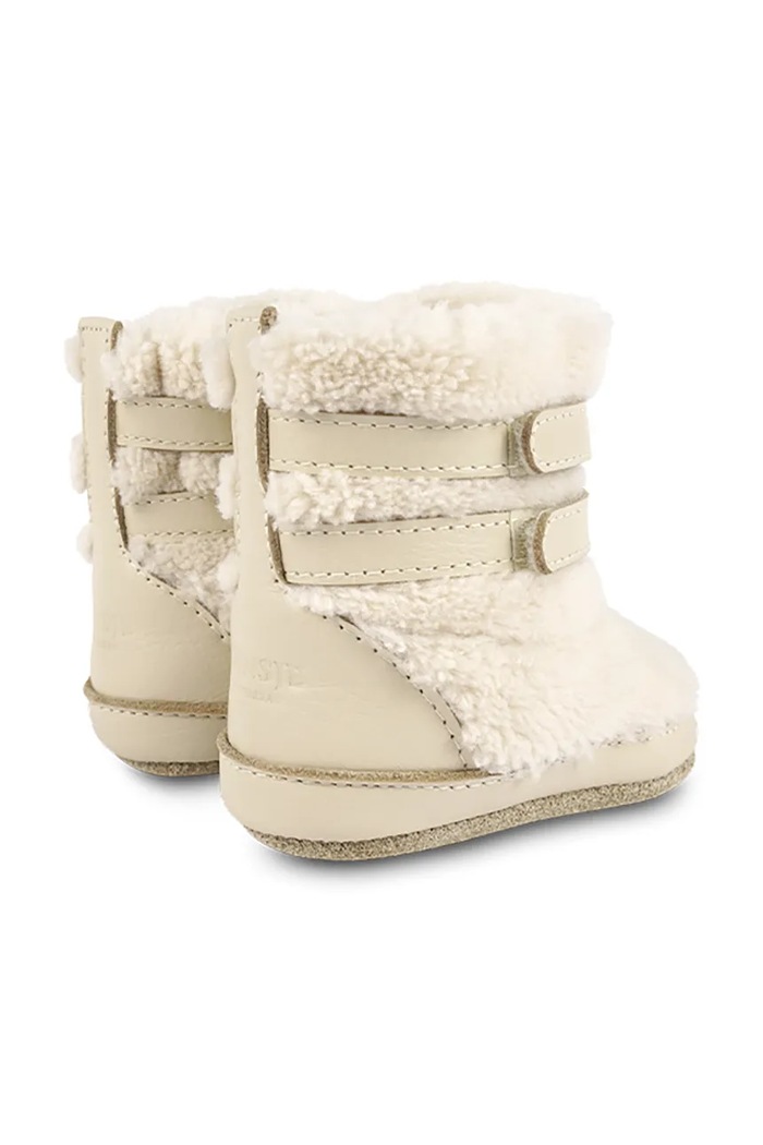 Chłopiec Donsje buty niemowlęce Larisso Booties 1034400 biały