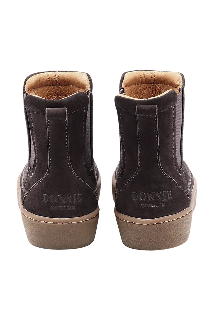 Chłopiec Donsje Buty zimowe dziecięce zamszowe Ojeh Boots 2018200 brązowy