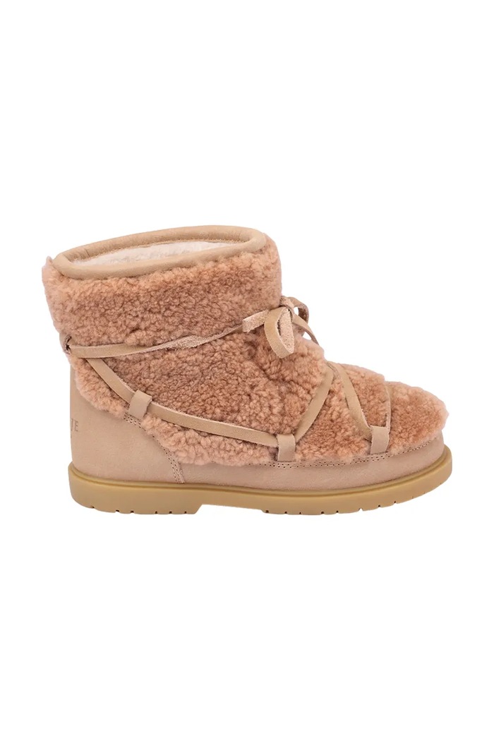 Donsje buty zimowe dziecięce skórzane Cassia Boots różowy 2017800