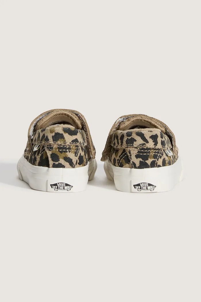 Chłopiec Vans loafersy dziecięce zamszowe Loafer 53 LEOPARD VN000Z5YD7E1. brązowy