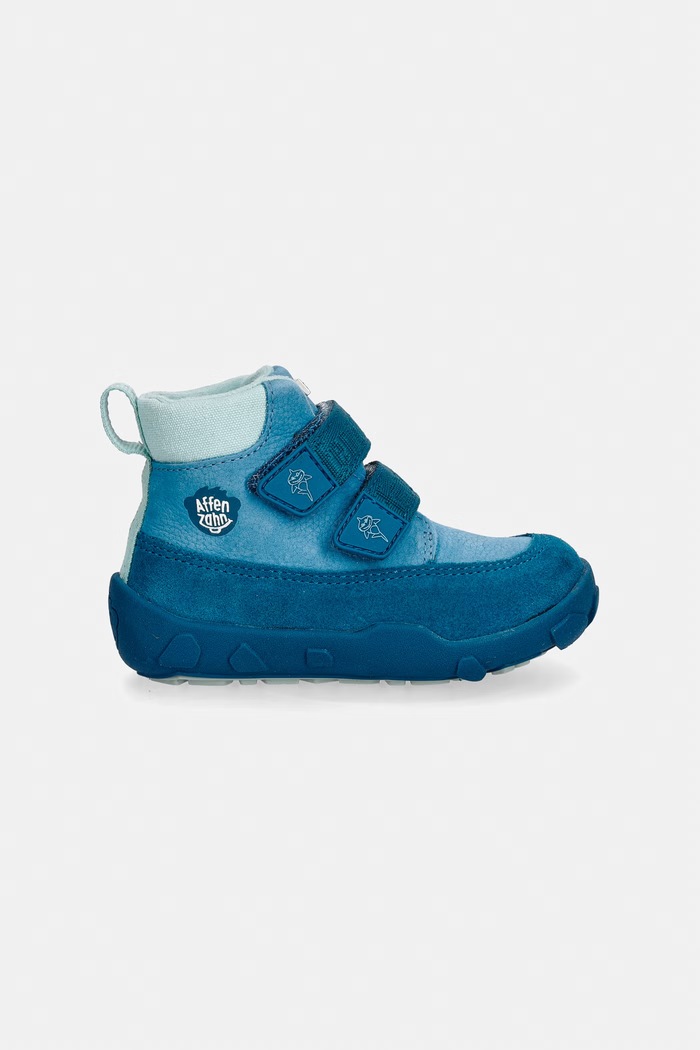 Affenzahn Κλειστά χαμηλά παπούτσια παιδικά nubuck 01488.30211 01488.30211 μπλε AW26