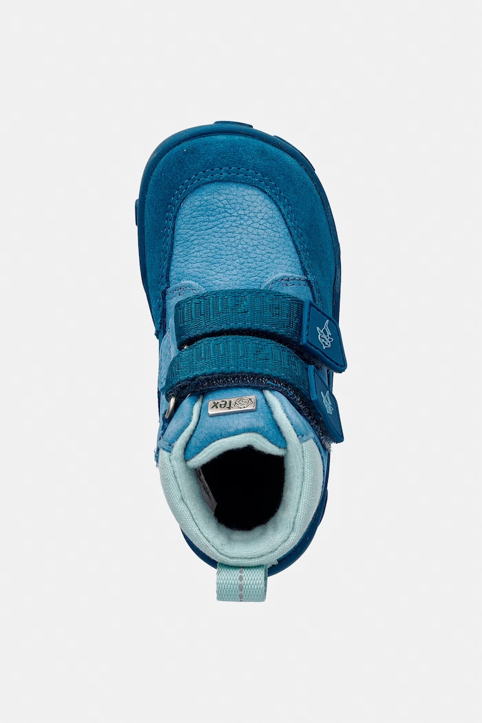 Κλειστά χαμηλά παπούτσια παιδικά nubuck 01488.30211 Affenzahn 01488.30211 μπλε