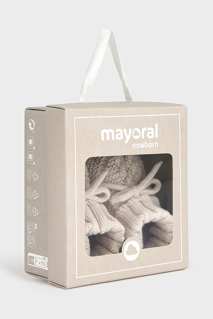 Boty kojenecké Mayoral Newborn 9167.1B.Newborn.9BY2 bílá