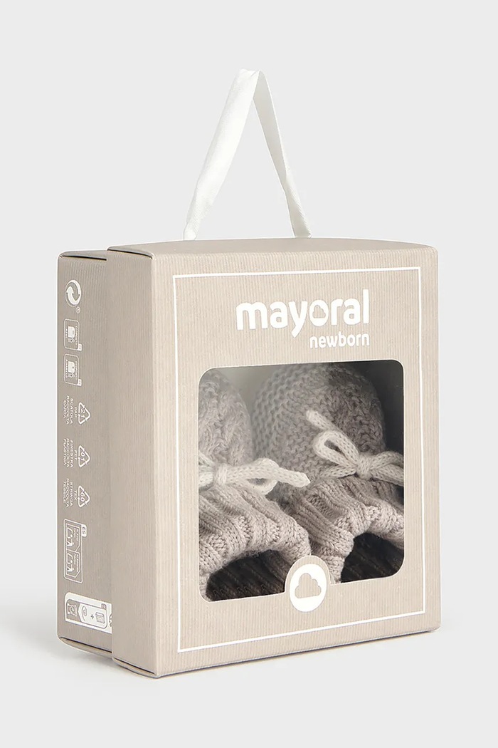 Обувки за бебе Mayoral Newborn 9167.1B.Newborn.9BY2 бежов