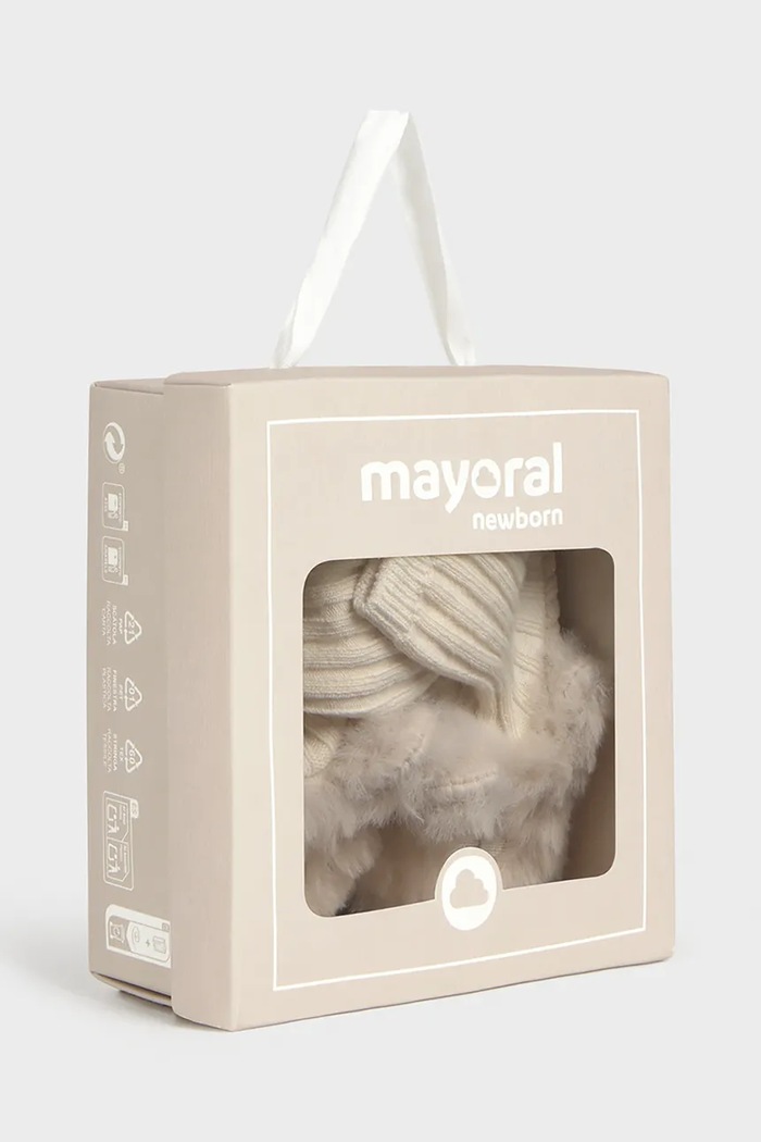 Mayoral Newborn buty niemowlęce beżowy 9154.2F.Newborn.9BY2