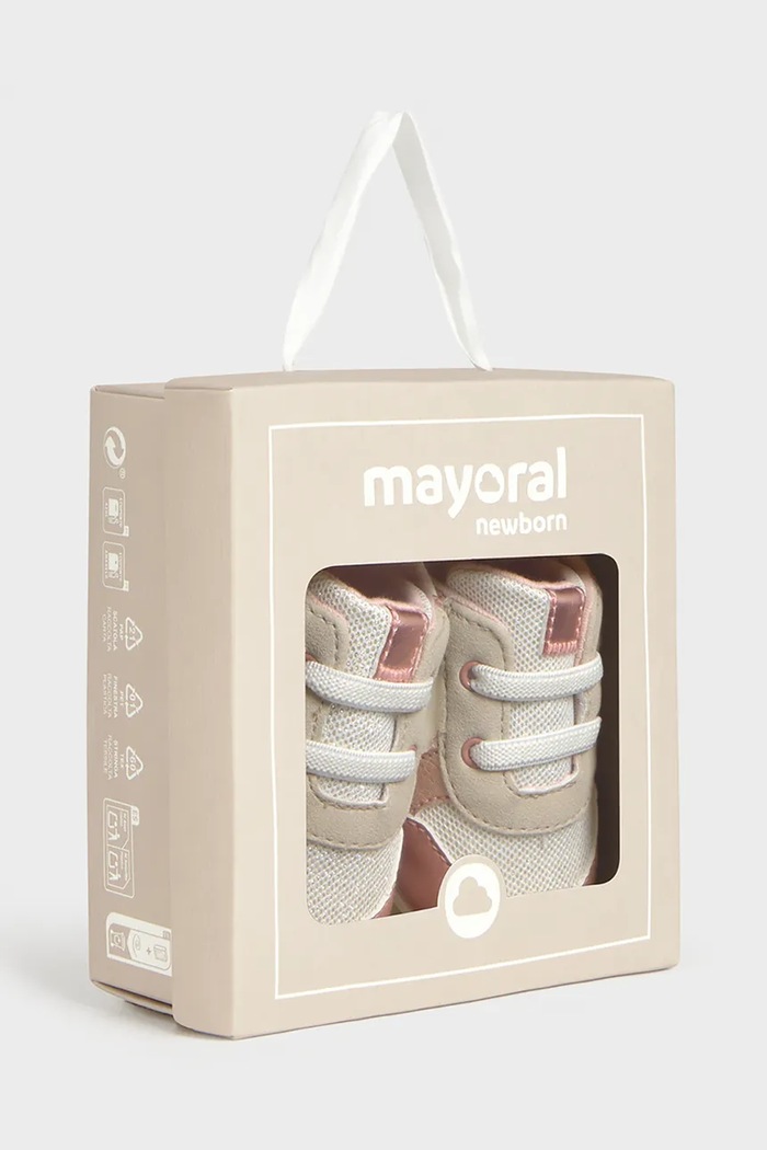 Mayoral Newborn dojčenské topánky ružová 9153.2A.Newborn.9BY2