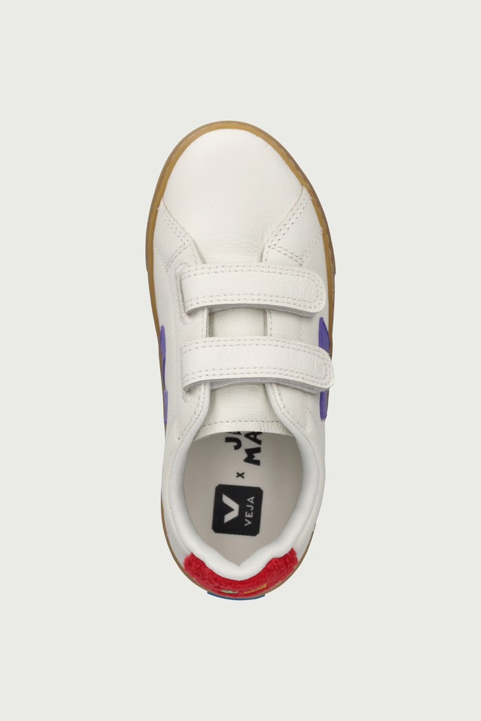 JELLY маратонки за деца от кожа Veja JM0222280C.28.35 бял