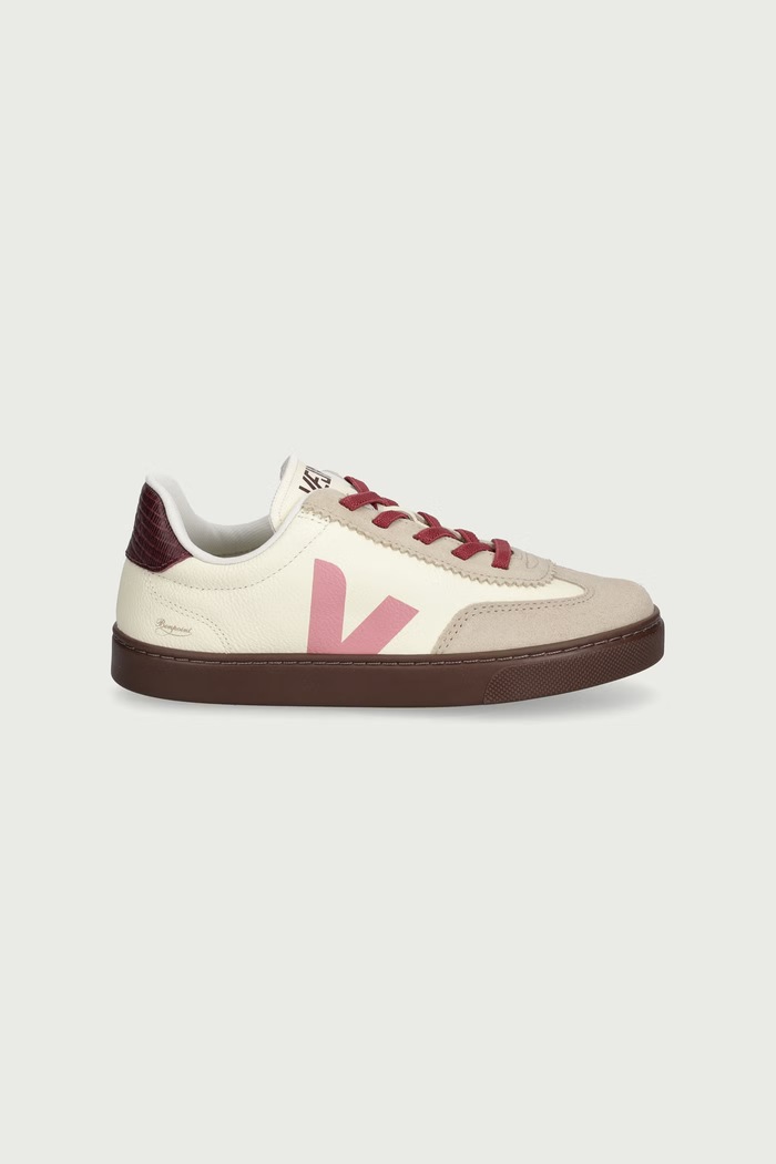 Veja Small Volley sneakers παιδικά δερμάτινα DA0222318C.28.35 μπεζ AW26