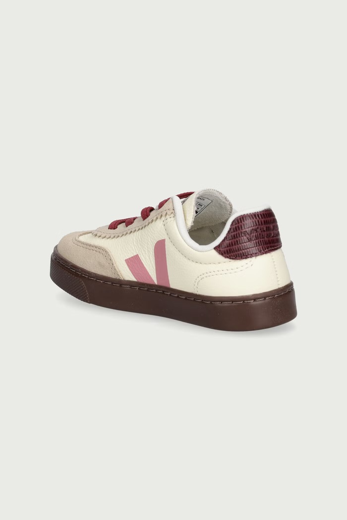 Αγορίστικα Veja Small Volley sneakers παιδικά δερμάτινα DA0222318C.22.27 μπεζ