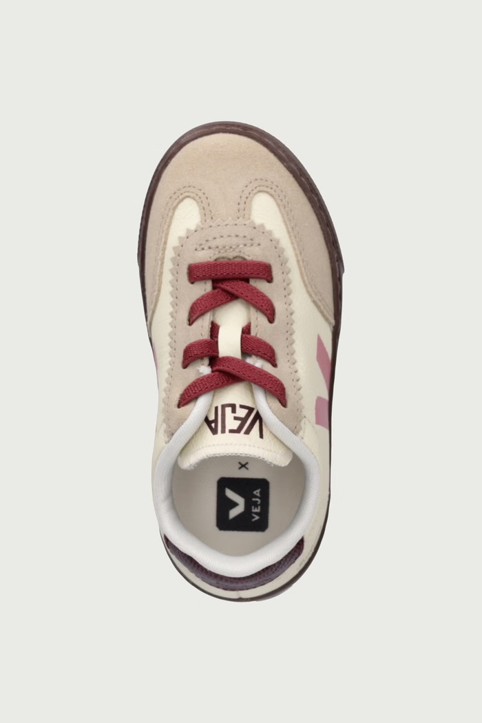 Small Volley sneakers παιδικά δερμάτινα Veja DA0222318C.22.27 μπεζ