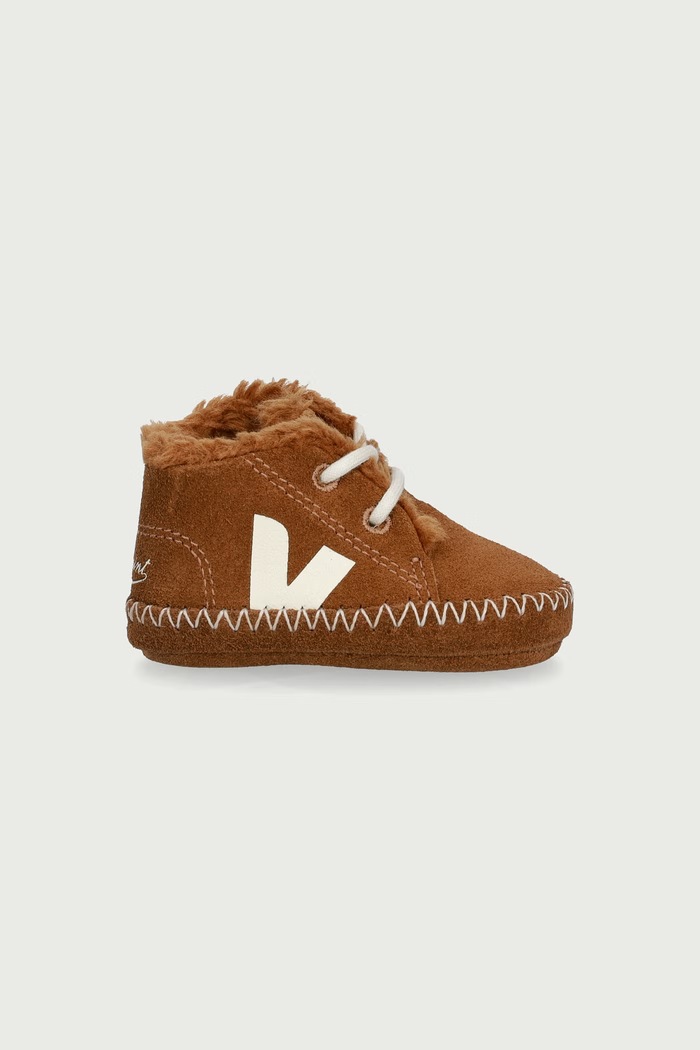 Veja Παπούτσια χειμερινά βρεφικά σουέτ Baby BI0322320C καφέ AW26