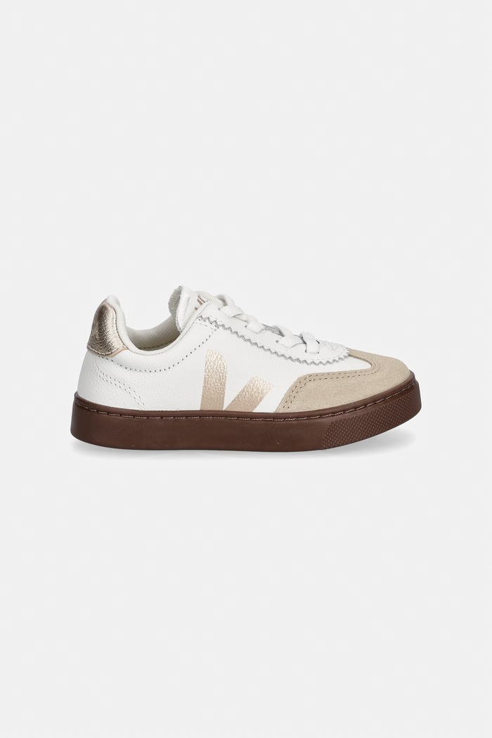 Veja Small Volley sneakers παιδικά δερμάτινα SY2021815C.22.27 λευκό AW26
