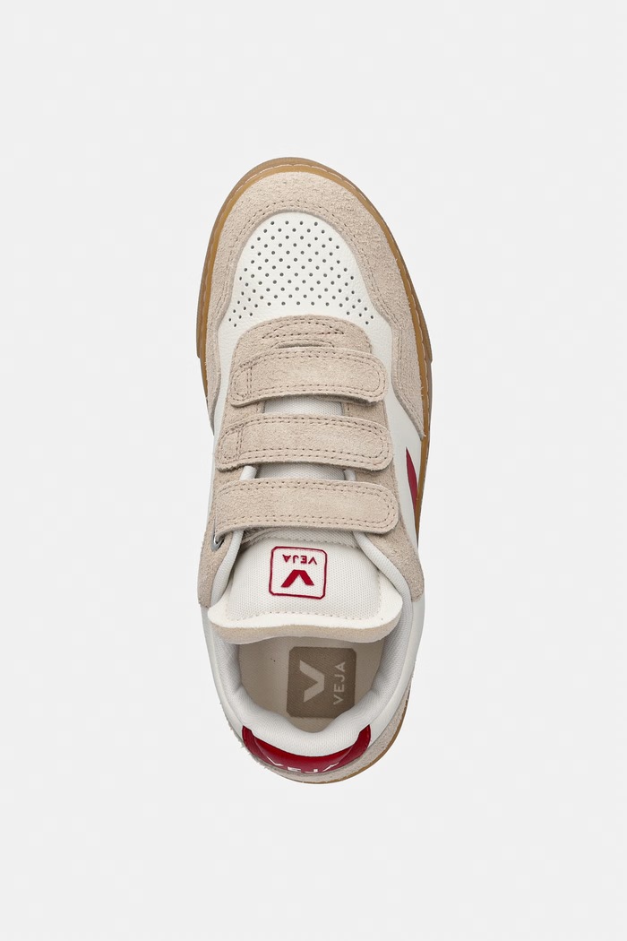 Veja Small V-90 sneakersy dziecięce skórzane beżowy SX2021780C.36.39