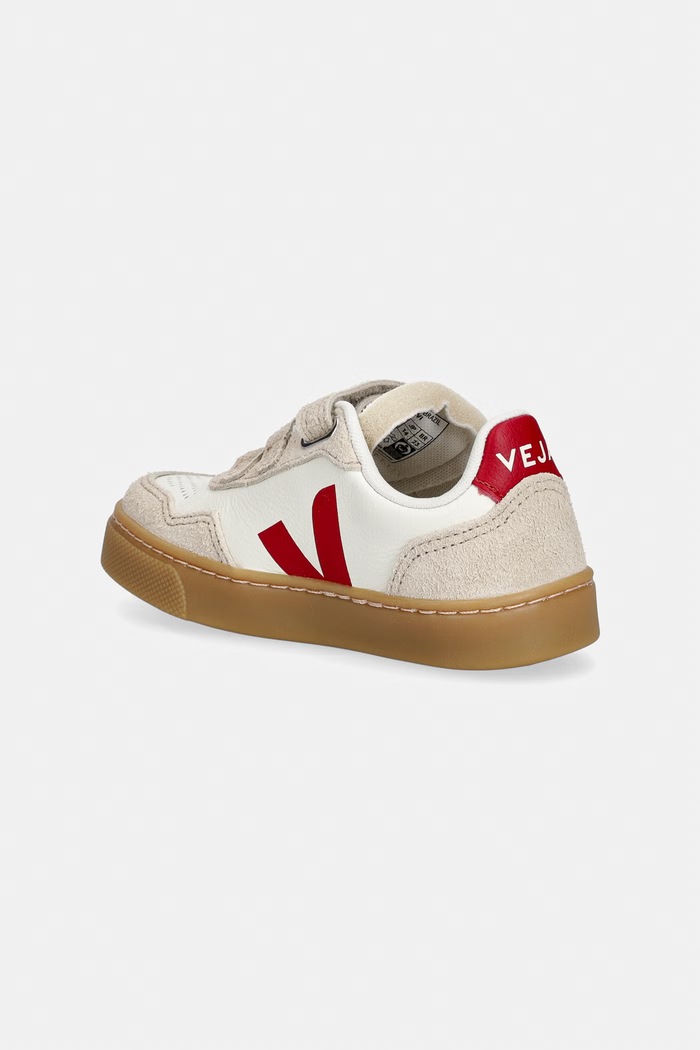 Chłopiec Veja Small V-90 sneakersy dziecięce skórzane SX2021780C.21.27 beżowy