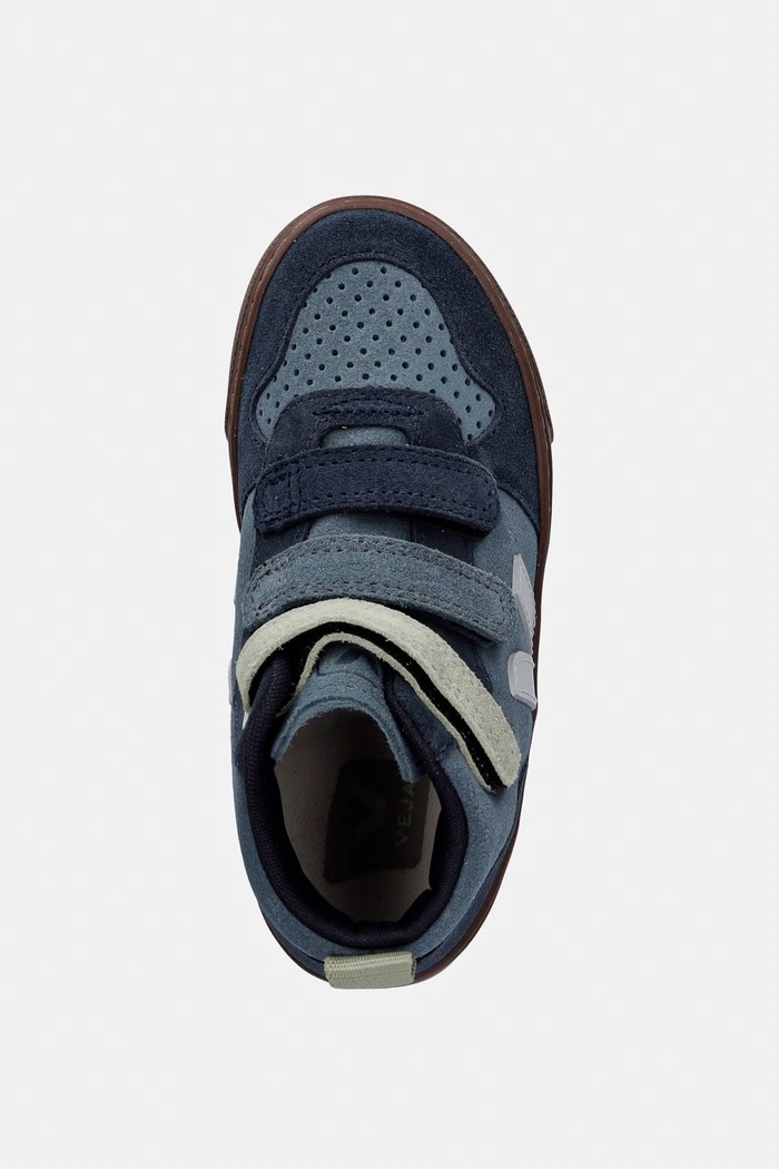 Veja Small V-10 Mid tenisice za djecu od brušene kože plava DV0322140C.22.27
