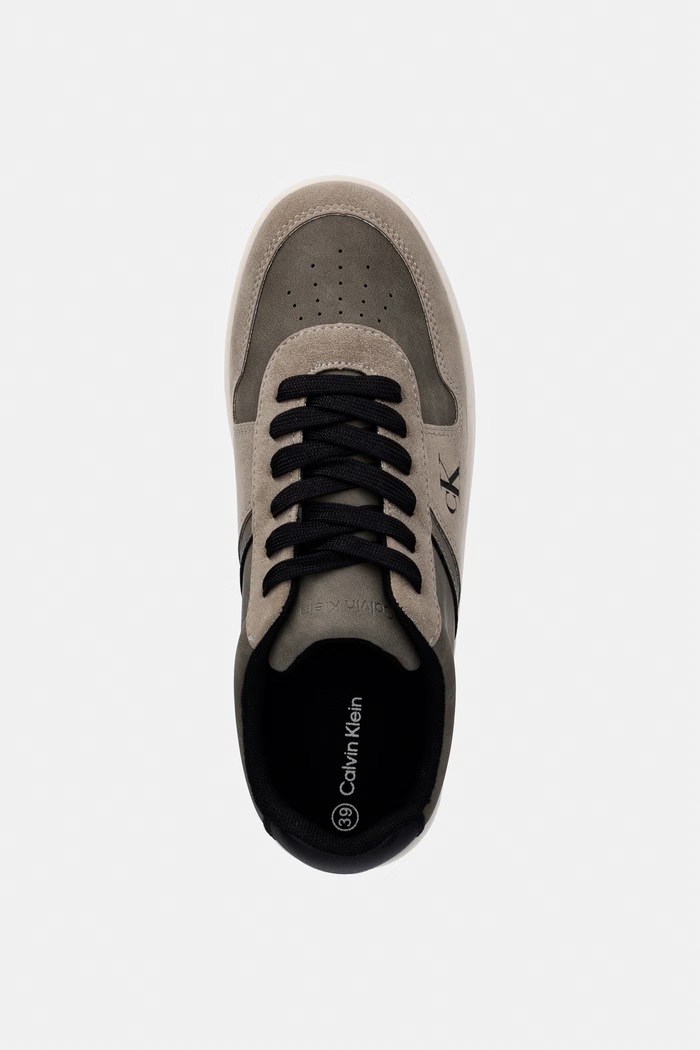 Calvin Klein sneakersy dziecięce brązowy V3X9.83455