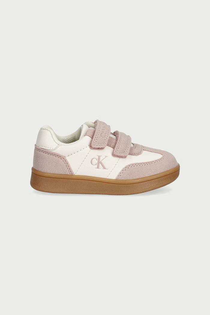 Calvin Klein sneakersy dziecięce V1A9.83383 beżowy AW26