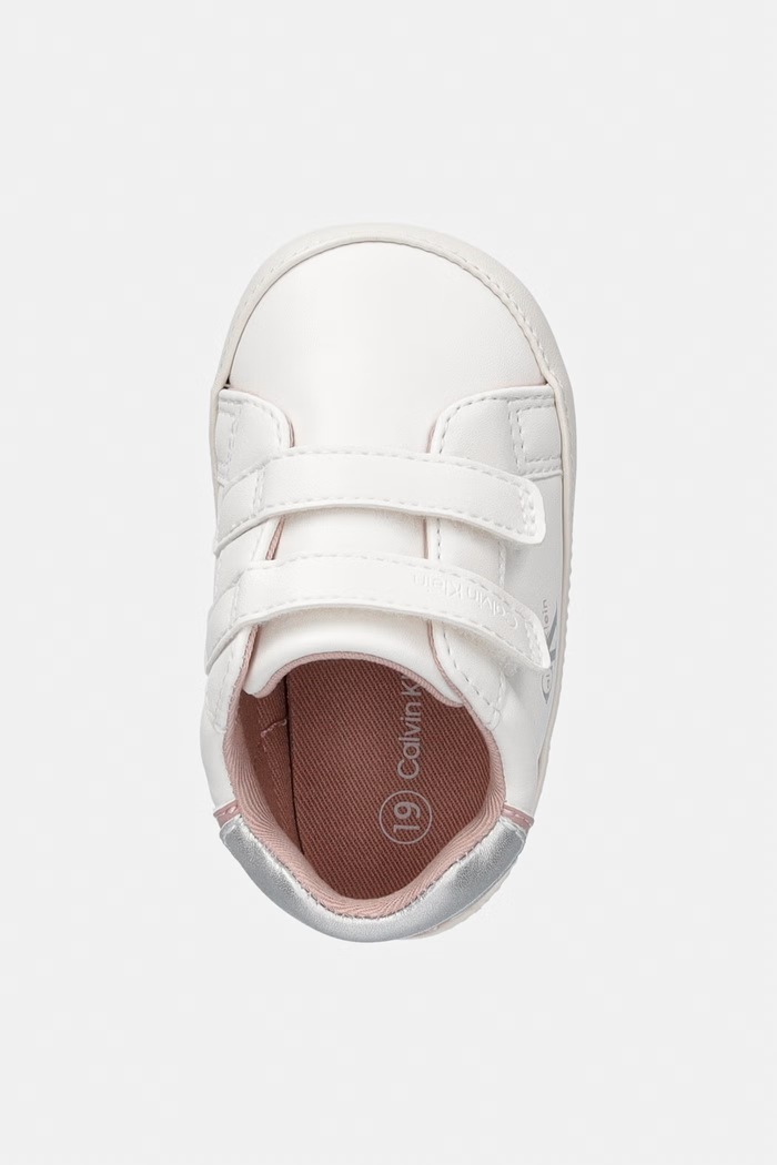 Calvin Klein sneakersy niemowlęce biały V0A9.83380