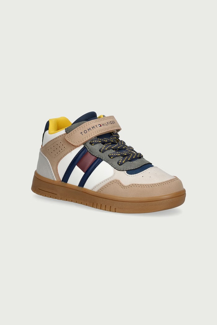 Tommy Hilfiger Sneakersy dziecięce beżowy T1X9.35229.27.29
