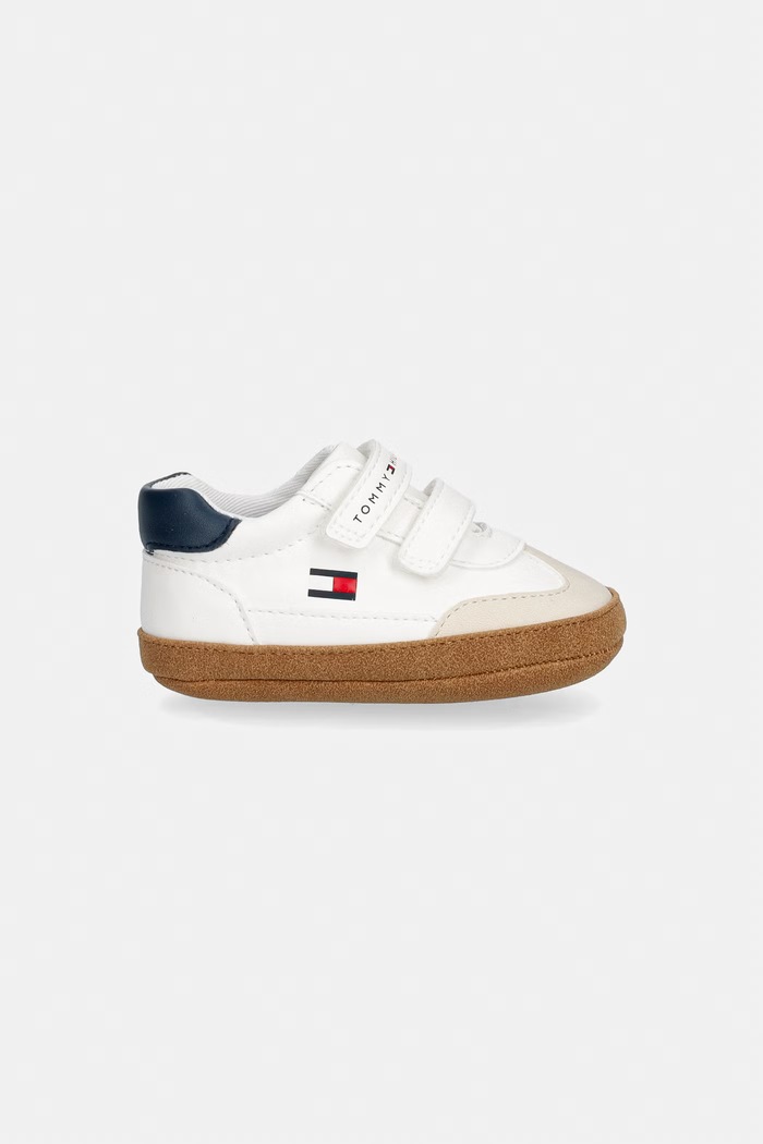 Tommy Hilfiger sneakersy niemowlęce T0B9.35210 beżowy AW26
