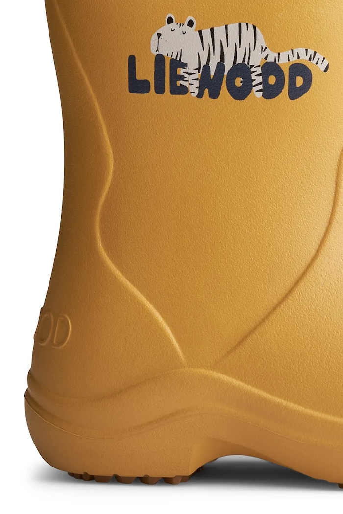 Мальчик Liewood резиновые сапоги для детей Aston Rainboot LW20058.9BY2 жёлтый