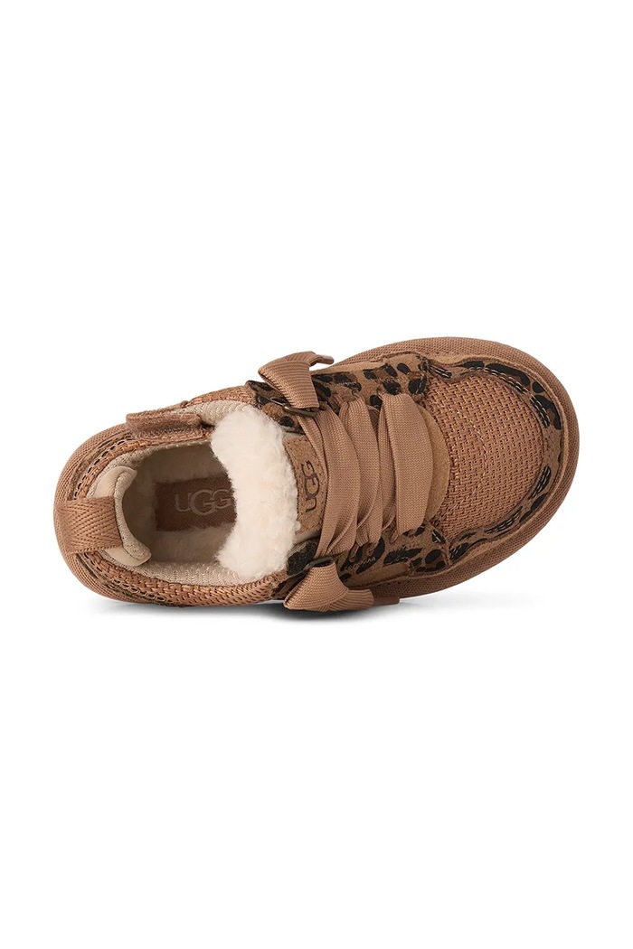 LOWMEL SPOTTED stivali eleganti per bambini in scamoscio UGG marrone 1187370T