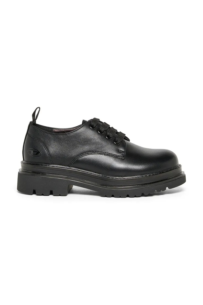 Diesel Półbuty dziecięce D-DERBL-PU DRESSY SHOE czarny BC1115.KF049.33.35