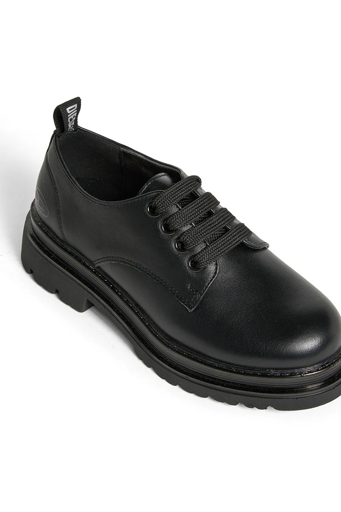 Półbuty dziecięce D-DERBL-PU DRESSY SHOE Diesel BC1115.KF049.33.35 czarny