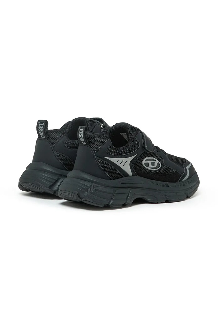 Chłopiec Diesel S-RUNVINR-VEL SNEAKERS sneakersy dziecięce BC1087.KF042 czarny