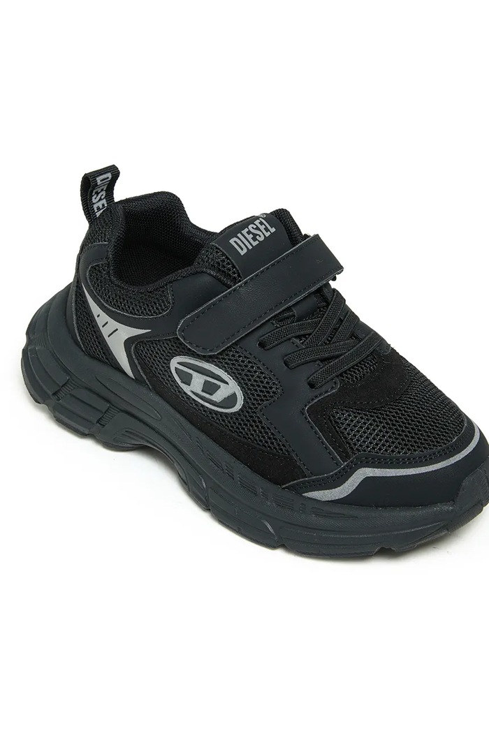 S-RUNVINR-VEL SNEAKERS sneakersy dziecięce Diesel BC1087.KF042 czarny