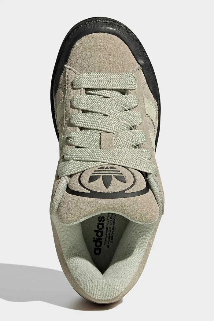 CAMPUS sneakers detské semišové adidas Originals zelená KI9429