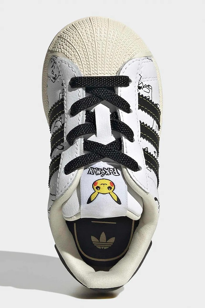 POKEMON SUPERSTAR II sneakers παιδικά adidas Originals λευκό KJ5614