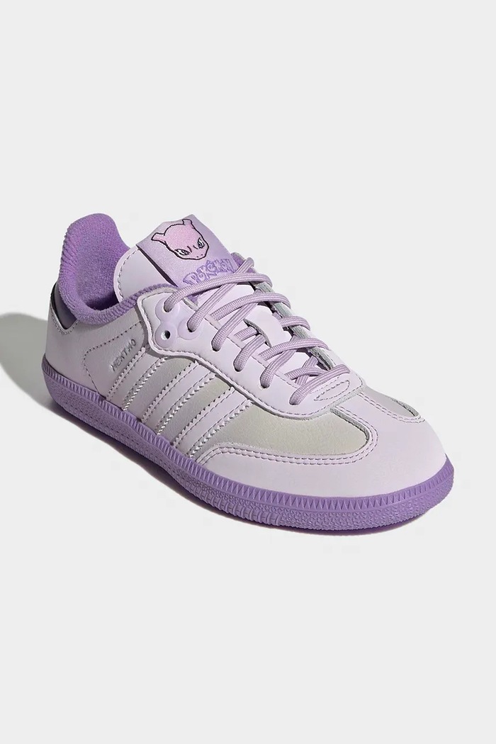adidas Originals POKEMON SAMBA sneakers παιδικά δερμάτινα KI8222 μωβ AW26