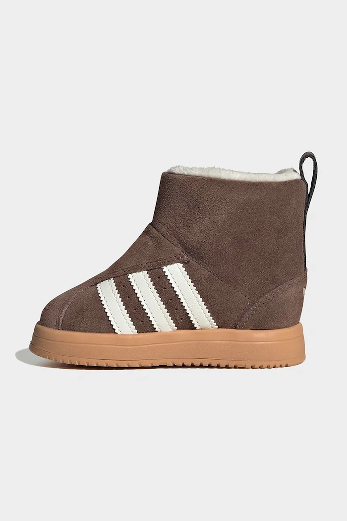 Snehule detské CAMPUS adidas Originals KH9629 hnedá