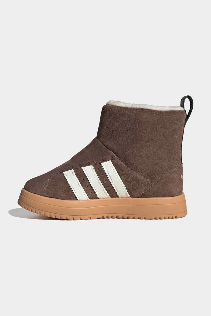Snehule detské CAMPUS adidas Originals KH9631 hnedá