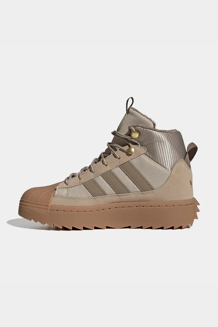 Topánky zimné detské SUPERSTAR WINTER TREK adidas Originals KJ9814 béžová